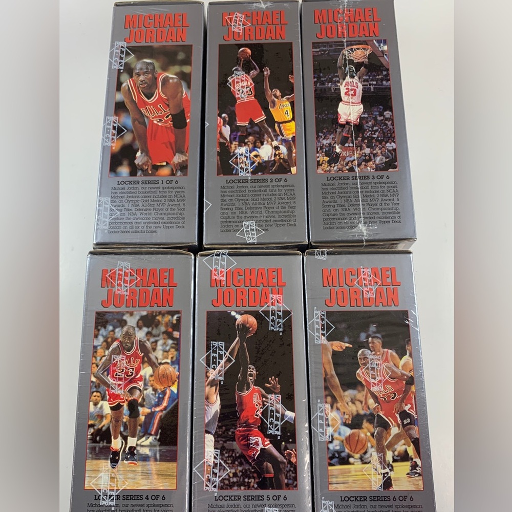 Rare 91-92 Upper Deck Michael Jordan Locker Complete Series Set Factory Sealed!